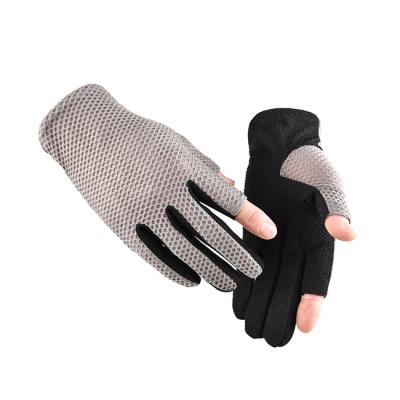 China Anti Slip UV Protection Fishing Gloves Anti Slip Riding Gloves for sale