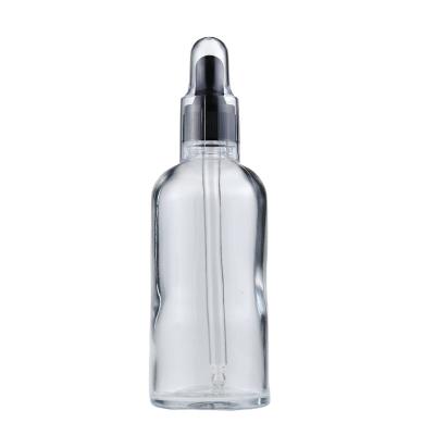 China Wholesale Customized Luxury Cosmetic Dropper Bottle 100ml Dropper Glass Bottle Spray Clear Glass Bottle for sale