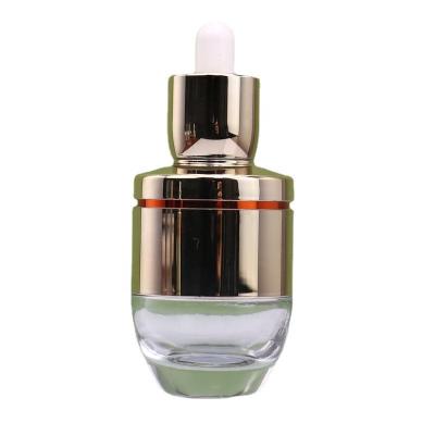 China LOGO 30ml 50ml Empty Glass Bottle Cosmetic-Cosmetic Bottle Empty High End Cosmetic Glass Dropper Bottle for sale