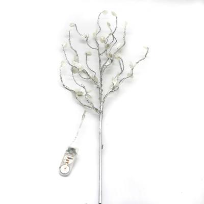 China Shell Copper Wire Lights Indoor Pearl Star Bead Acrylic Branch Light Small Decorative Vase Lamp Bedroom Night Light for sale