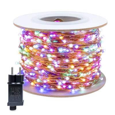 China Christmas Light Decorative Copper Wire String Lights Cotton LED Fairy String Lights For Party Halloween Home Decoration for sale