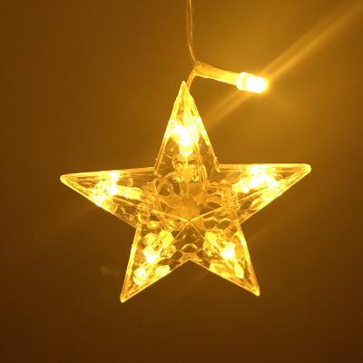 China Christmas Star Light LED Curtain String Lights Outlet Christmas Light for sale