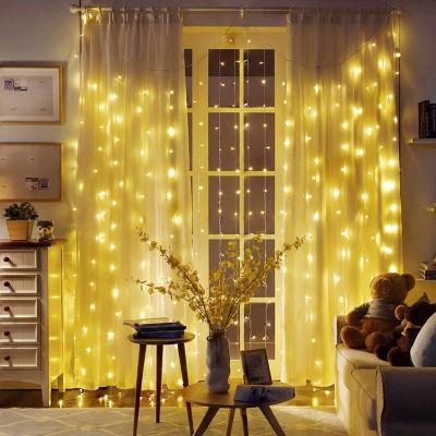 China Fairy Waterproof Christmas Star Light Party Wedding Decoration Home LED Curtain String Light for sale