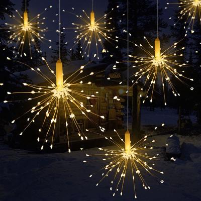 China Outdoor Waterproof Led Christmas String Lights Fireworks Lights For Garden Party Christmas for sale