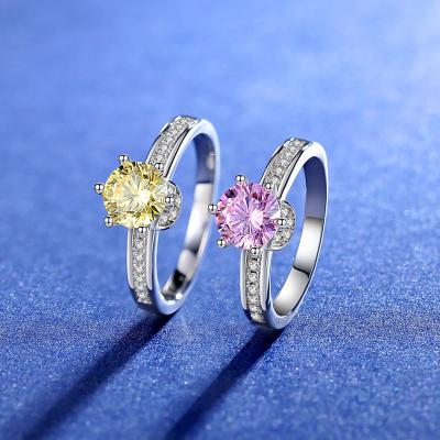 China Fashionable High End Jewelry 925 Sterling Silver Vintage Gemstone Wedding Finger Ring for sale