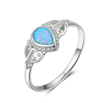 China FASHIONABLE Opal Rings 925 Sterling Silver Rings Opal Ring For Women for sale