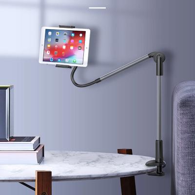 China NEW Amazon Shopify 2021 Hot Selling Aluminum Tablet Stand Adjustable Long Arm Mobile Phone Stand Flexible Lazy Mobile Phone Holder for sale