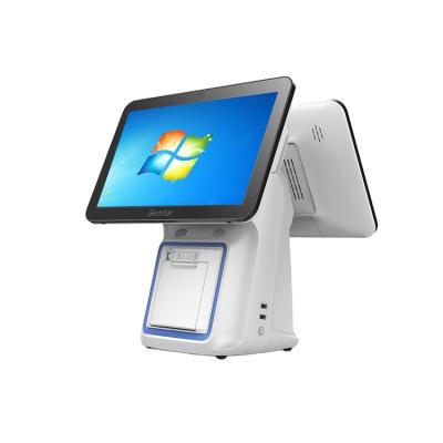 중국 Dual POS System Cash Register Windows Android Single Screen All In One 15.6inch 8G Touch Screen 판매용