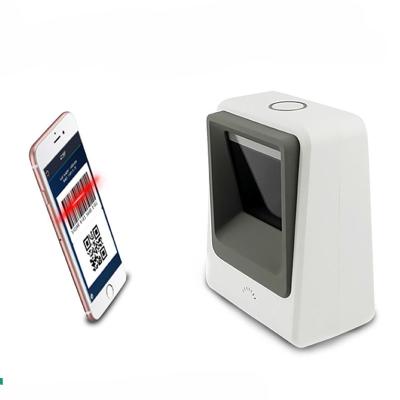 China 2D high quality desktop QR Code scanner for mobile payment 2.5cm-35cm screen code for sale