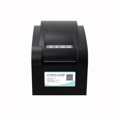 China Factory price 80mm black thermal label printer machine supermarket barcode stickers roll up label printer for sale