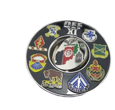 China Europe Dies Medal Coin Stamping and Casting Double Sides Custom and Collectible Logo Spinning Collectible Challenge Metal Art Plated for sale