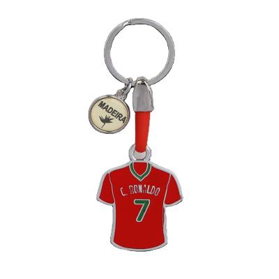 China Diversified Styles World Cup World Cup Gift Mini Logo Football Shirt Key Chain Chain Club Ball Custom Aluminum Shirt T-Shirt for sale