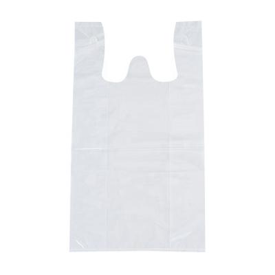 China Factory Supply LDPE Transparent Plastic Bags Shopping T-shirt Recyclable High Quality White HDPE Material Small for sale