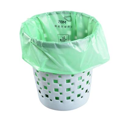 China Factory Price 45X50Cm LDPE Disposable HDPE Material Green Garbage Bag Roll Plastic Bag Wholesale For Household for sale