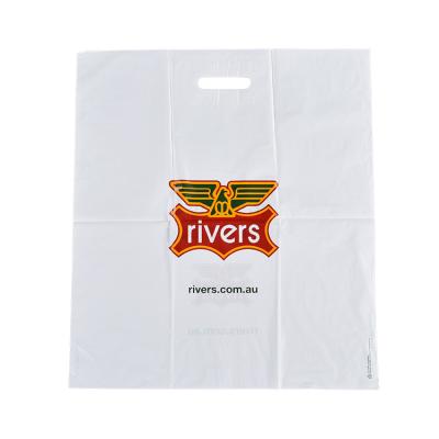 China Wholesale High End Recyclable LDPE HDPE Bags Packaging Boutique Custom Die Cut Plastic Bag For Home Use for sale