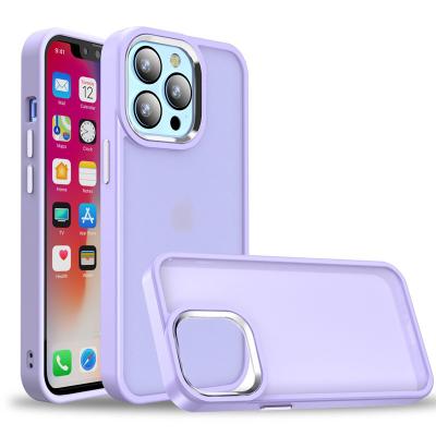 China Shockproof Good Quality Subtransparent TPU Hard PC Case For iPhone 11pro 12 Pro 13 Max Wrap Shockproof for sale