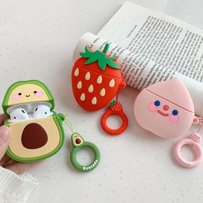 China Shockproof for airpod case 2020 cute cartoon, for airpod 1 and 2 cute 3d cartoon silicone case cover for sale