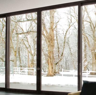 China Customized high performance modern aluminum glass sliding door with factory price for sale