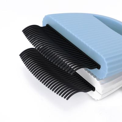 China Viable Pet Groomer Shell Comb for Removing Hair Brush Cleaner Pet Floating Brush for Hair Removal for sale