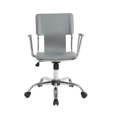 China Home Furniture Ergonomic Adjustable Office Chair Mid Swivel Mesh (Height) Staff Office Back Chair for sale