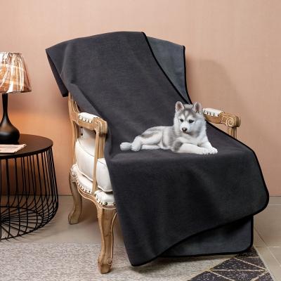 China Wholesale Removable Solid Luxury Soft Fleece Pet Winter Warm Custom Blanket Dog Blanket for sale