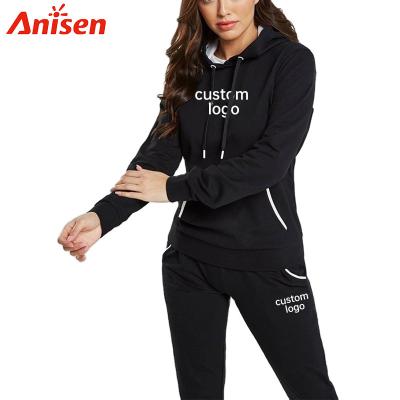 China Wholesale Jogging Women Reversible Hot Simple Brand Ladies Polyester Fleece Sale Sports Tracksuits for sale