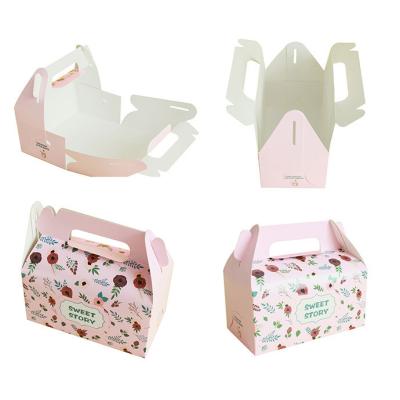 China Customized Recyclable Take Out Food Packaging Cake Cardboard Printing for sale