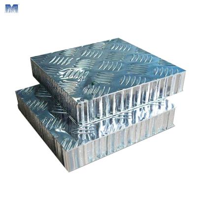 China Removable pefrotrated aluminum honey comb soli panel made up of modern Maldives blue pe ACP for caravan wall paint cladding for sale