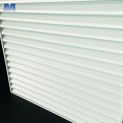 China Modern Hardware Modern Fixed Exterior Windows Grilles Vertical Frame Door Slat Window Frame Ventilation Aluminum for sale