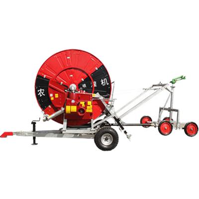 China Water Turbine Driving Irrigation System Wholesale Durable Sprinkler Reel Irrigation Machine With 6.5 Hp Gasoline Engine for sale