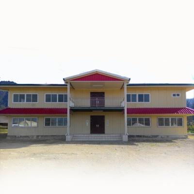 China Modern Prefab House 2 Floor Steel Frame Steel Structure Prefab Office Building Building for sale