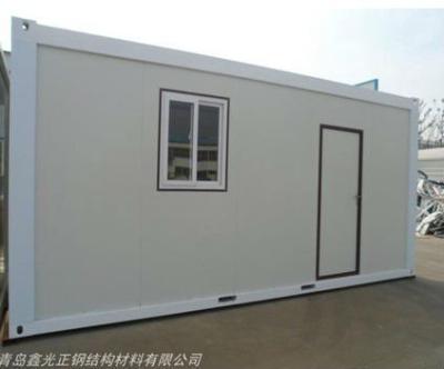 China Green Material Prefab Flat Pack Storage Containers Portable Home / Prefab Homes for sale