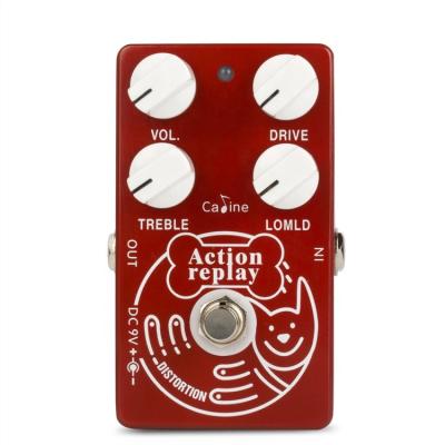 China Aluminum Box Caline CP-74 Thorn Distortion Effect Pedal Red OEM Guitar Effect Pedal for sale