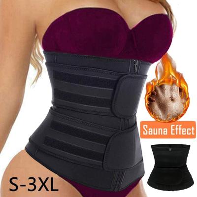 China 2021 Viable Amzon Tiktok Waist Thigh Shapers Women Slimming Control Belt Waist Corset Tummy Up Shaping Corset Waist Trimmer for sale