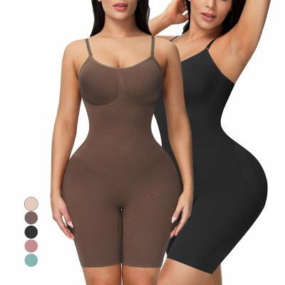 China New Plus Size Plus Size Antibacterial Shapewear Pants Slim Suspender Flat High Body Pants Belly Waist Wedge Overalls Seamless Shaper for sale