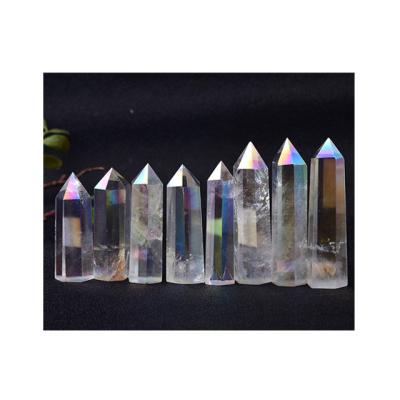 China Wholesale Spiritual Product China Tower Jewelry Angel Aura Crystal Point Of Sale Healing for sale