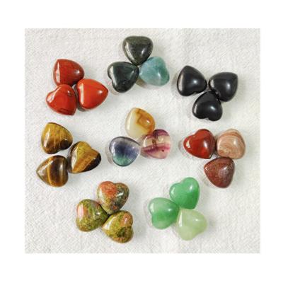 China China Wholesale Natural Gemstone Hand Carved Mini Quartz Crystal Heart For Buyer for sale