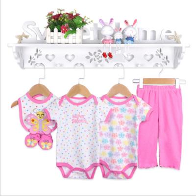 China Comfotable 5pcs Set Newborn Baby Romper Baby Clothes Kids Clothing Flower Print Baby Romper Mixed Set Sleepsuits Bundle for sale