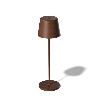 China Factory Supply Modern Rechargeable Wireless Restaurant Table Lamps Table Touch Control Lamp for sale