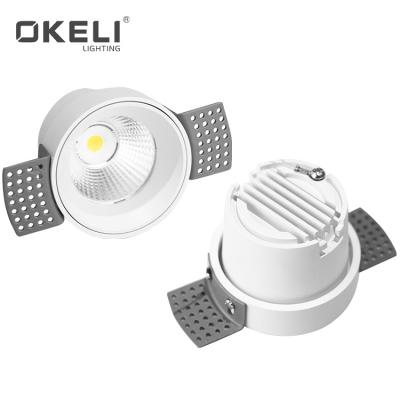 China OKELI Modern High Brightness Customized 10w 15w Indoor Recessed Modern Aluminum Hotel LED Office Spotlight for sale