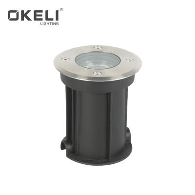 China OKELI new design garden lamp IP65 gu10 outdoor aluminum waterproof garden led underground light for sale