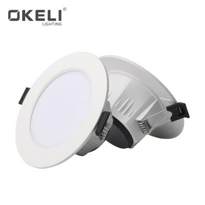 China OKELI's Modern Hot Selling High Lumen 5W 7W 9W 12W 15W IP20 AC165V 265V Die Casting Aluminum Led Down Light for sale