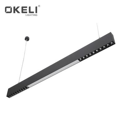 China Indoor Office OKELI High Brightness Aluminum Alloy Lamp Body 10w 18w 30w Led Linear Light for sale