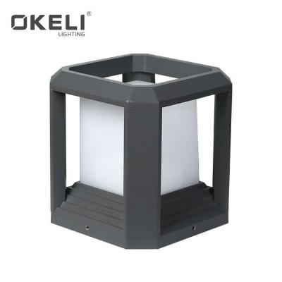 China Easy To Installation OKELI Aluminum Cast Housing IP54 Outdoor Waterproof 12w 20w Led Lawn Lamp for sale