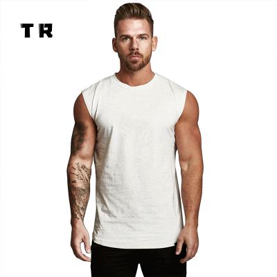 China 2021 Summer New QUICK DRY Muscle Men's Fitness Sports Leisure Running Sleeveless Vest for sale