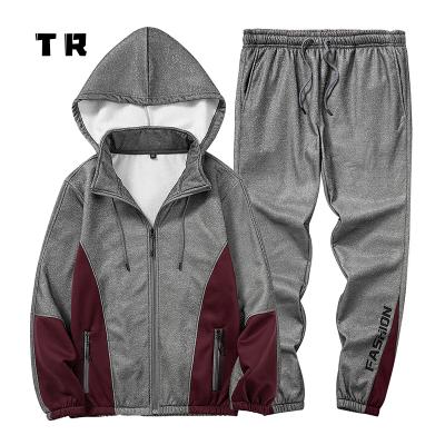 China OEM 2021 QUICK DRY Custom 3D Emboss Performance Anorak Zipper Hoodie Sets And Sport Tracksuit Sets Mens Hoodies And Sweatshirts for sale