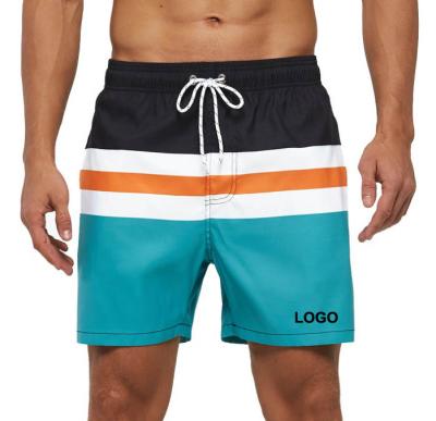 China Breathable Logo Recycled Polyester Men Short Pants Custom Beach Shorts Beach Wear Trunk Wholesale Mens Swim Shorts Board Shorts Luxury Surf for sale