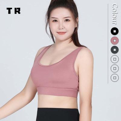 China High Quality Low Price Lulu Sports Bra Crop Polyester Women Fitness Breathable Yoga Tops Bra Workout Wear for sale