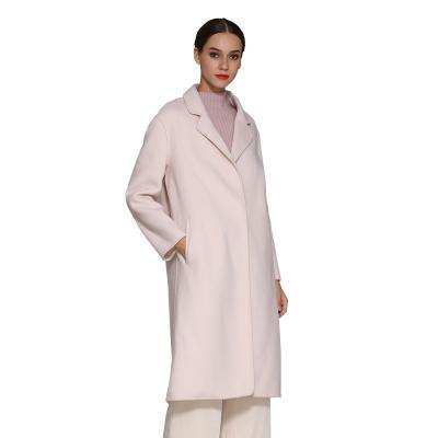 China 2021 High-End Long Wool Women's Anti-Shrink Jacket Anti-Shrink Cashmere Coat Winter Double Sided Clothes For Women for sale