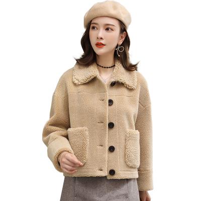 China New Fashion Handmade Oversized Women Sheep Wool Cashmere Anti-Shrink Woolen Coat Double Side Wholesale Anti-Shrink Ladies 100% True for sale